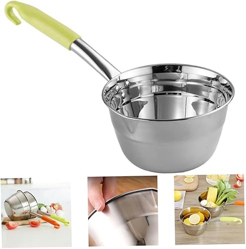 Miniatura 7 de Cucharón de agua de acero inoxidable para cocina, mango largo con gancho para servir cuchara de agua