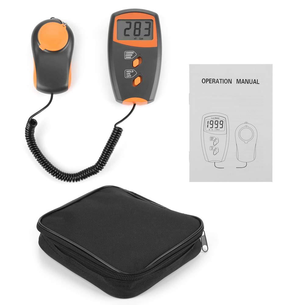 LX1010BS Digitales Luxmeter LCD-Display Lichtmesser Umgebungsprüfung Illuminometer ohne Batterie enthalten