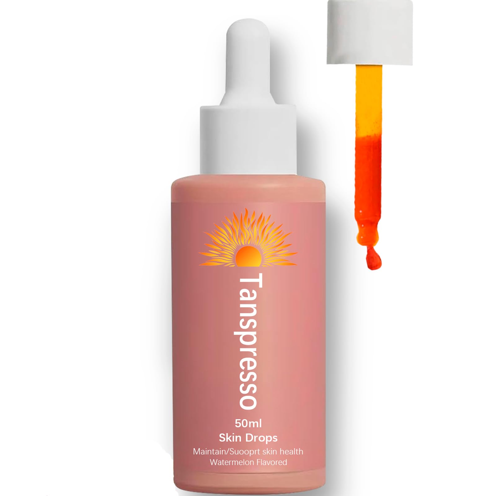 Sunless Tanning Drops To Drink,Tanspresso Drinkable Sunless Tanning Drops, Promotes skin health and pigmentation,Sun-Kisse...