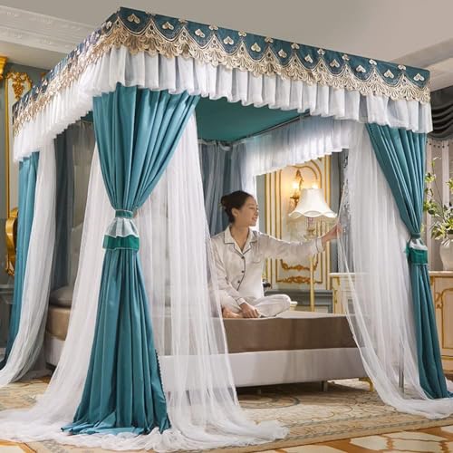Dosel de cama de princesa con mosquitera exclusiva de doble capa 2