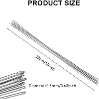 Vista 5 de 100 Piezas de Varillas de Soldadura de Núcleo de Flujo de Aluminio, Barras de Soldadura de Fusión Fácil