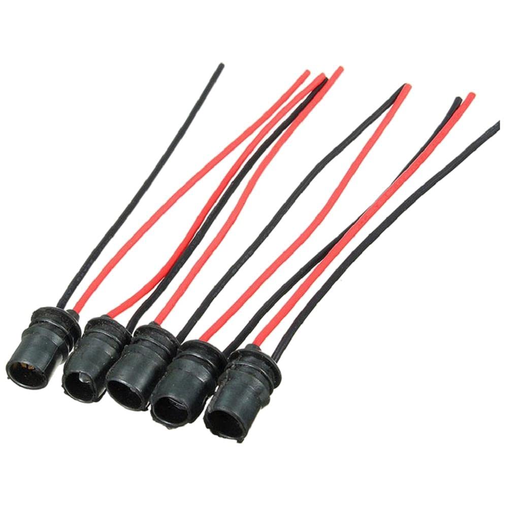 BNF® 5pieces T10 W5W Wedge Light Bulb Socket Connector Holder for Auto Truck Boat|Parts & Accessories | Car & Truck Parts |LED Lights|5 Pieces T10 W5W Light Bulb Socket Holder-image-33