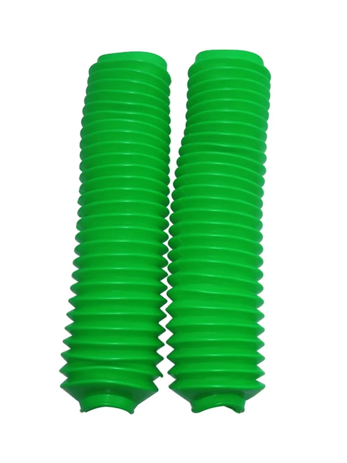Copri Forcella Forcelle Moto Soffietti forcella anteriore da 340 mm, copri ammortizzatori, protezioni in gomma antipolvere per moto Pit Dirt(Green)