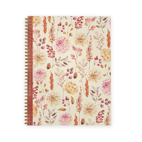 Carnet à spirales avec liste de contrôle et couverture plastifiée brillante durable