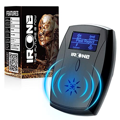 Ultrasonic Pest Repeller Plug in - Outdoor/Indoor Electronic Pest Repellent - Get Rid of Rat Mouse Squirrel Bug Bee Cockroach Fly Spider Mosquito - Safe for Pet