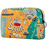 ❤Exquisita impresión: esta bolsa de maquillaje está impresa en 3D. Hay una variedad de bolsas de maquillaje lindas, elegantes, interesantes y lindas para que elijas. Es un artículo perfecto para cada temporada del año. No solo puede almacenar maquillaje y artículos de tocador, sino que también se puede utilizar para compras diarias. Los patrones exquisitos son adecuados para cualquier mujer que busca la belleza.