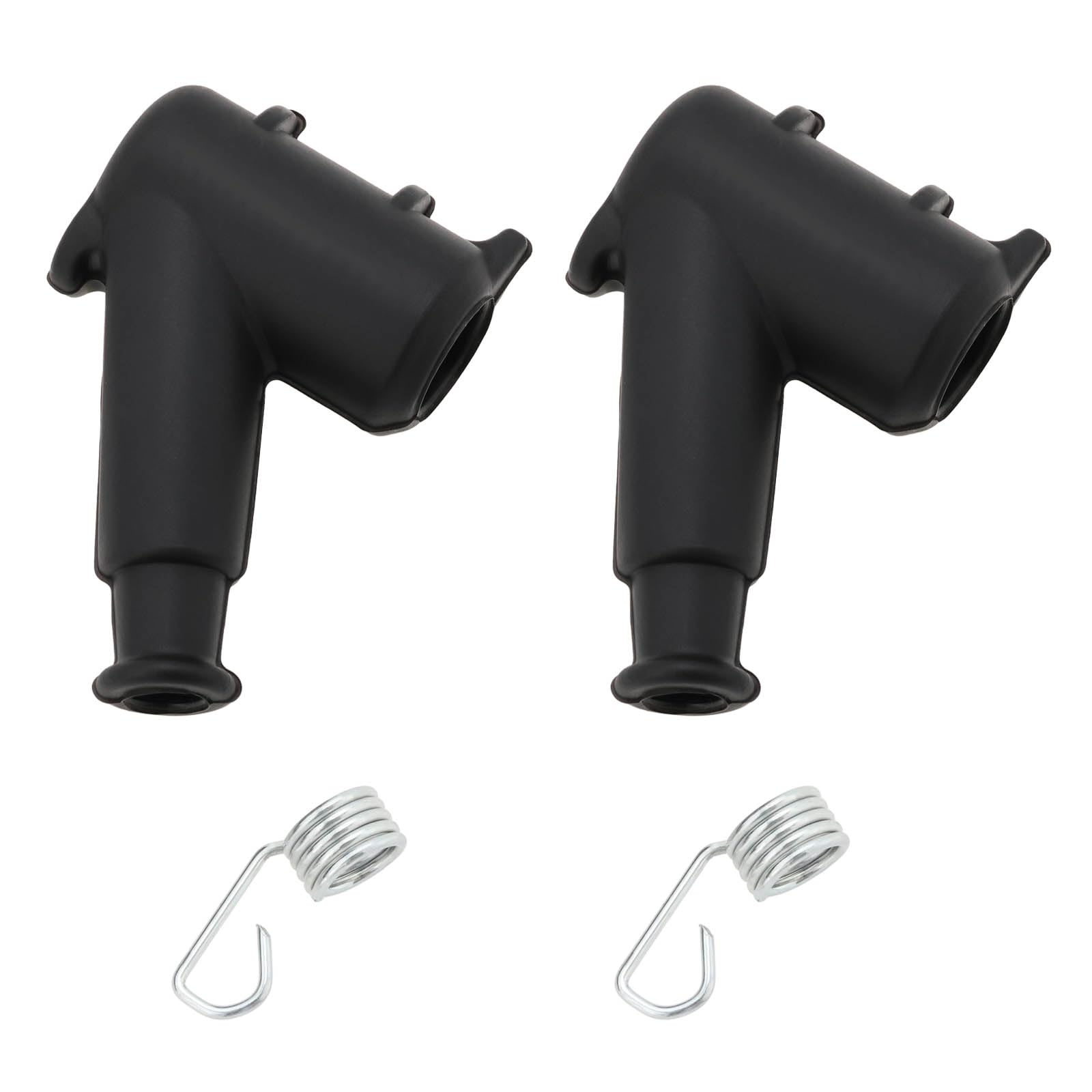 Vgol Black 2Pcs Spark Plug Cap With Spring Compatible With Stihl Ts350 Ts400 Ts410 Ts420 Oe 128 405 1000,1106 405 1000 Lawnmower Spark Plug Boot For Garden Yard Farm