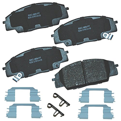Image of Bendix Premium SBC829 Ceramic Front Brake Pads for Acura CSX 2011-2007, RSX 2006-2002, Honda Civic 2011-2006, S2000 2009-2000