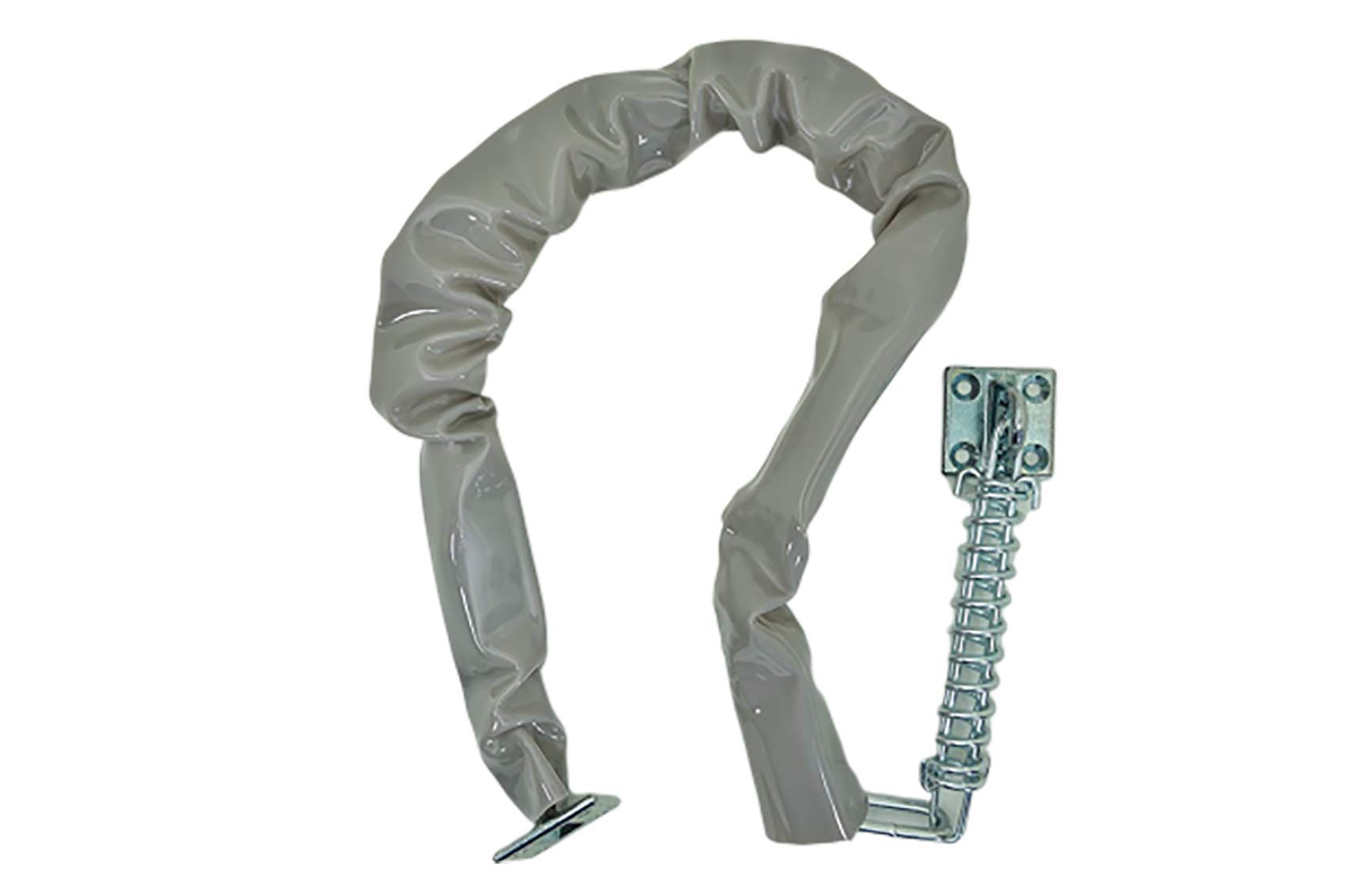 Chaîne de porte anti-tempête 76,2 cm QCAA en acier pour protection de porte de garage et maison