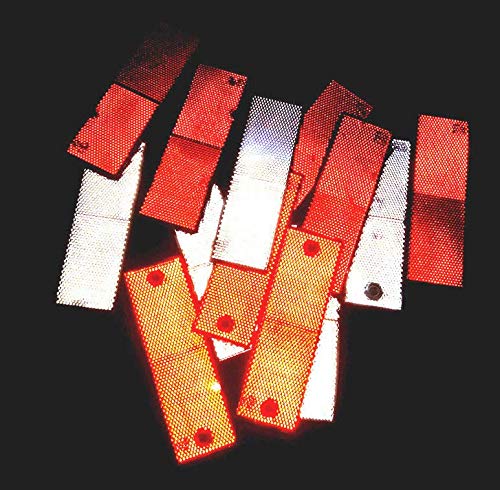 Reemky 10PCS plastica Rosso Auto-attaccare