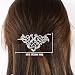 Viking Celtic Hair Clips Hairpin-Viking Hair Sticks Ladies Hair Accessories Triangle Clips for Long Hair Slide Pin Irish Antique Silver Hairstick Celtic Knot Viking Jewelry Hair Clip Men Gift (C-C)