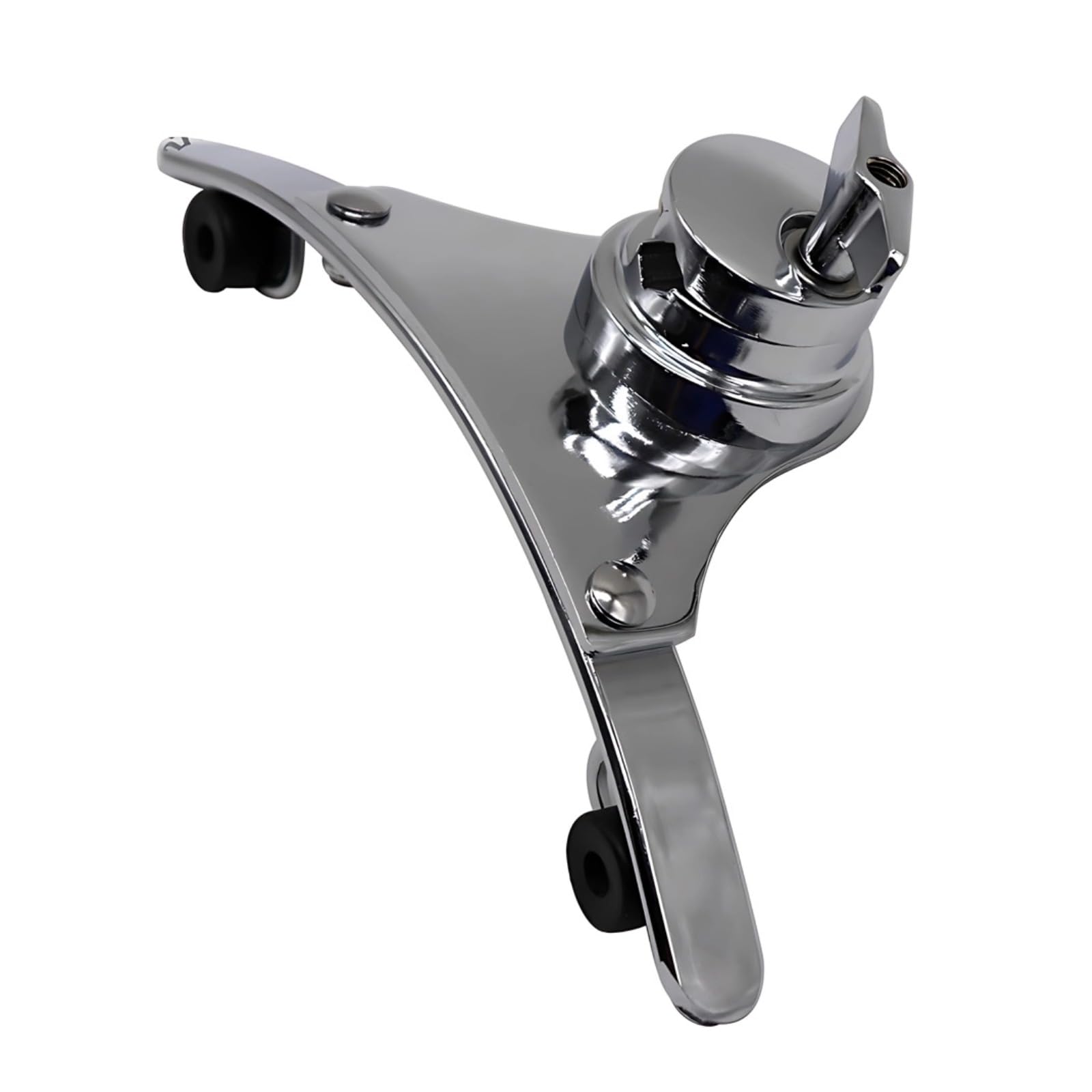 Tom Drum Mount, 10 cali / 25.4 cm kątowy srebrny zestaw perkusyjny stojak wiszący, metalowy wieszak podłogowy z bębnem jazzowym, regulowany, odporny na wstrząsy design, oszczędzające miejsce akcesoria