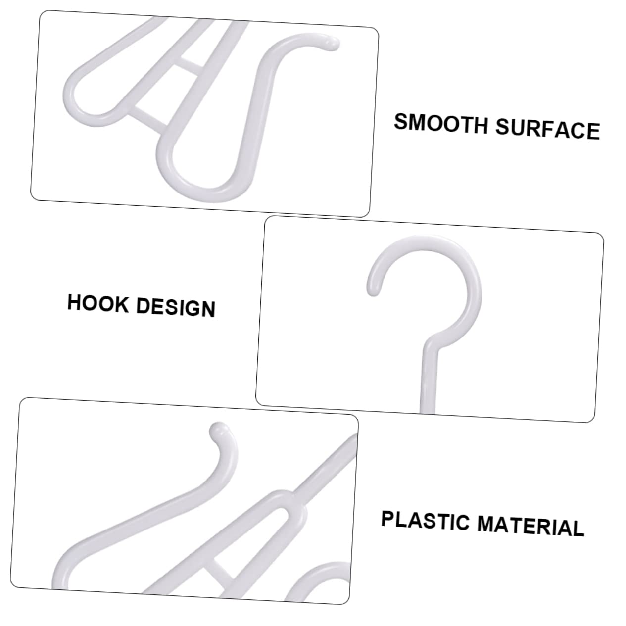 ABOOFAN 10Pcs Plastic Shoe Hanger Double Hook Drying Racks for Organizing Slippers and Boots Convenient Hanging Shoe Storage for Home and Travel