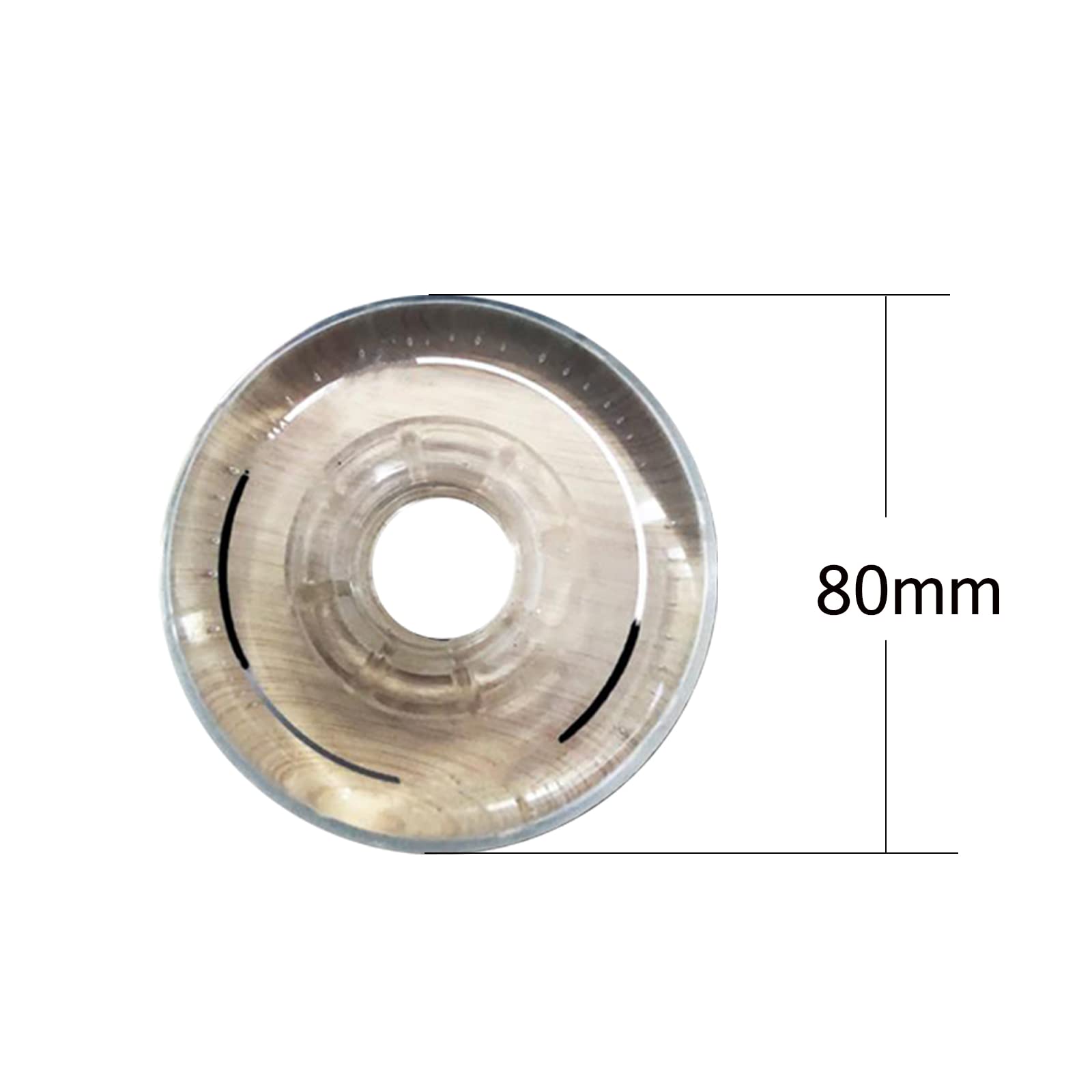 Genérico Ruedas de Repuesto para Patines en Línea Exterior Interior Ruedas de 8 Piezas 86A PU Speed Sin Rodamientos 76 mm 80 mm