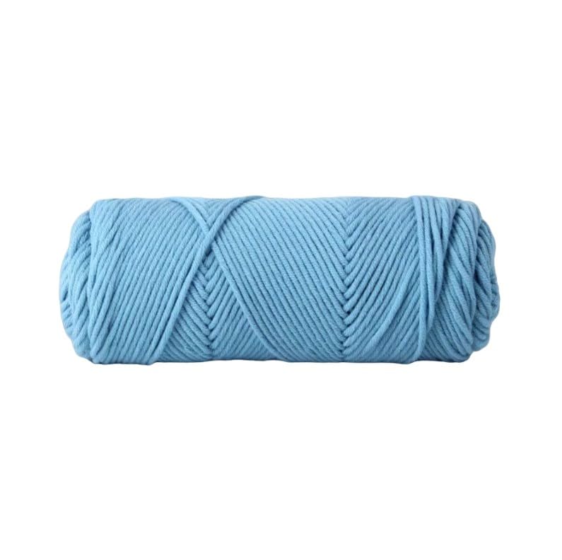 Hilo de lana para tejer y ganchillo de 500g hilo de ciudad natal teñido a mano suave azul C