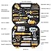 SOARFLY Upgradd 180 Piece Tool Set - Tool Box with 8V Cordless Drill, Hand Drill Set for Men & Women, Home Tool Kit with Hand Tools for House Repair, DIYers, Homeowners & Handymen