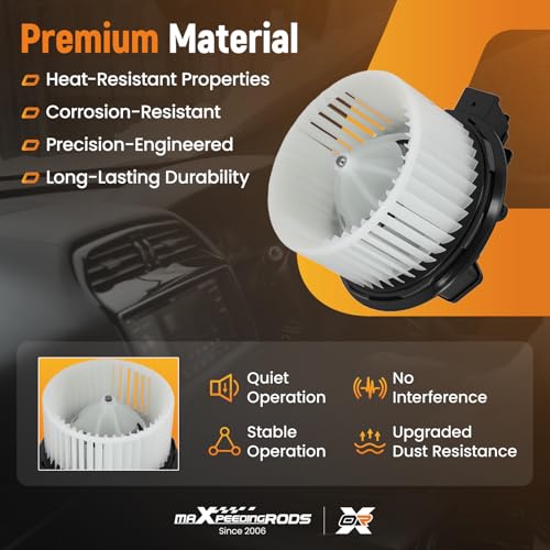 Image of maXpeedingrods AC Heater Blower Motor with Fan 700274 for Ford Taurus Explorer Flex 2012-2019 Police Interceptor Utility /Sedan 2013-2019, for Lincoln MKS 2012-2016 MKT 2012-2017# PM9393 DG1Z19805D