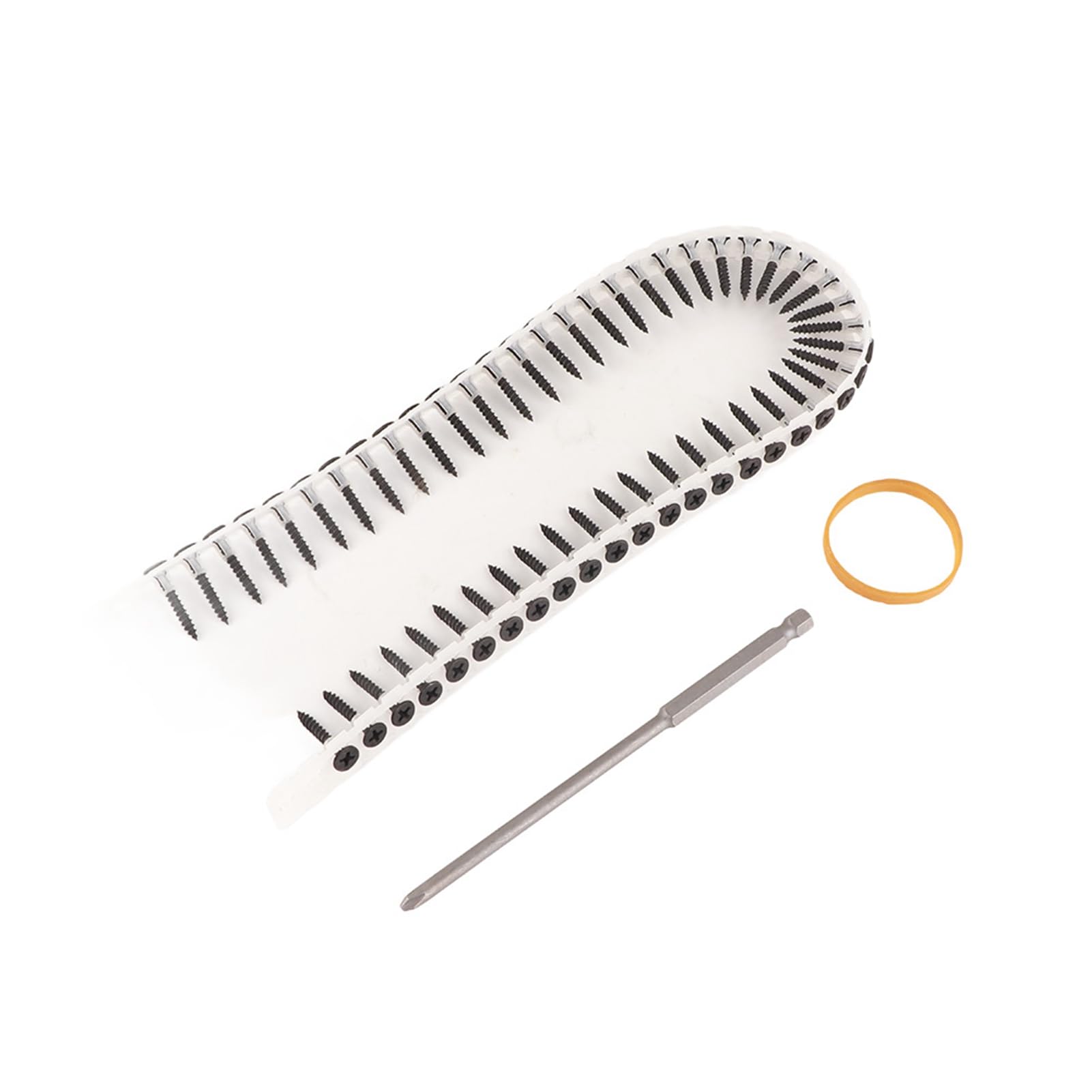 Pistola de tornillos de plataforma, Pistola de tornillos para paneles de yeso, Adaptador de cadena de tornillo de taladro de cadena de clavos automático para accesorio de taladro eléctrico