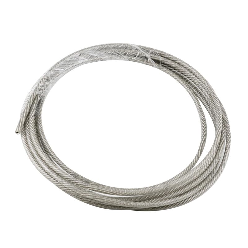 Kit de cuerda de alambre de 2 mm antioxidante de 20m para tendedero y percheros