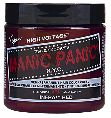 Manic Panic Infra Red Classic Cream Cruelty-Free Vegan Semi-Permanent Hair Colour, 2 x 118 ml