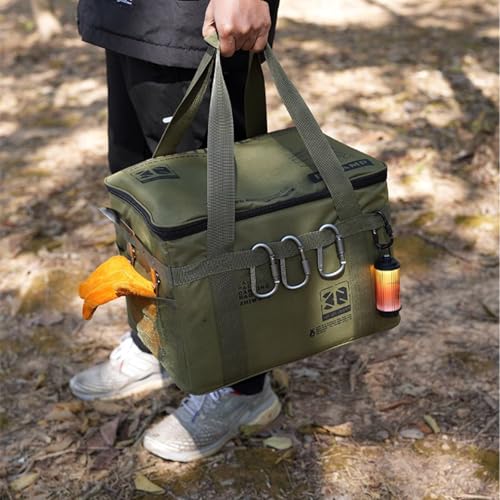 Boîte de rangement équipement camping imperméable avec plusieurs poches