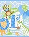 Blue Safari First Birthday Goodie Bags, 8ct