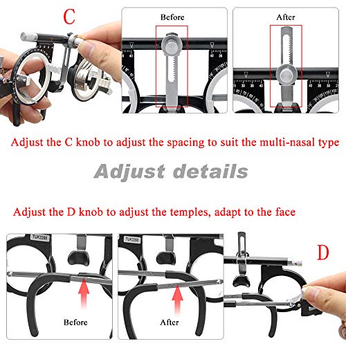 Lunettes de précision mécanique avec repose-nez et branches ajustables - 4