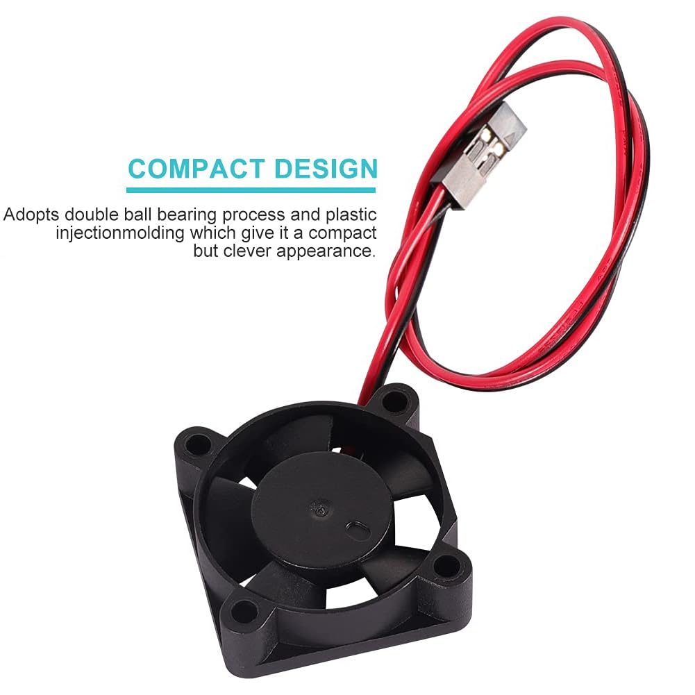 Unifizz 2pcs 30x30x10mm Brushless Cooler DC 5V RC Motor Cooling Fan Heatsink,3010 RC Car Motor Cooling Fan Compatible with HSP HPI Wltoys Himoto Tamiya Redcat 1/10 RC Car Truck Boat - Image 4