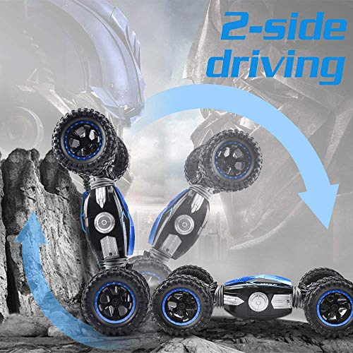 NQD RC Car Off-Road Vehicles Rock Crawler 2.4Ghz Remote Control Car Monster Truck 4WD Dual Motors Electric Racing Car, Toys RTR Rechargeable Buggy Hobby Car (Blue)