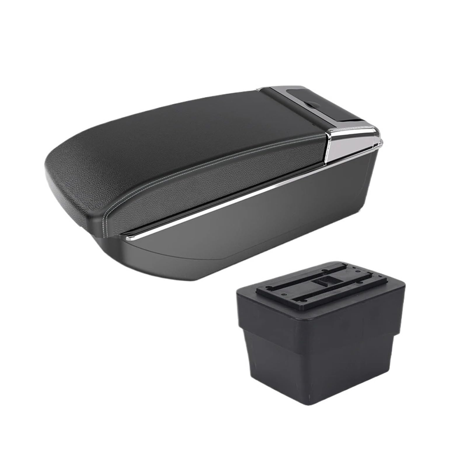 UDHQAJC For Skoda For Octavia For Mk3 For A7 2014-2017 Special Car Armrest Modification Double-layer Storage Box Auto Accessories Car Centre Console Armrest Box