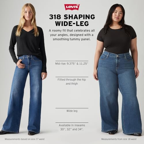Levi's Women's 318 Shaping Wide Leg - Image 4