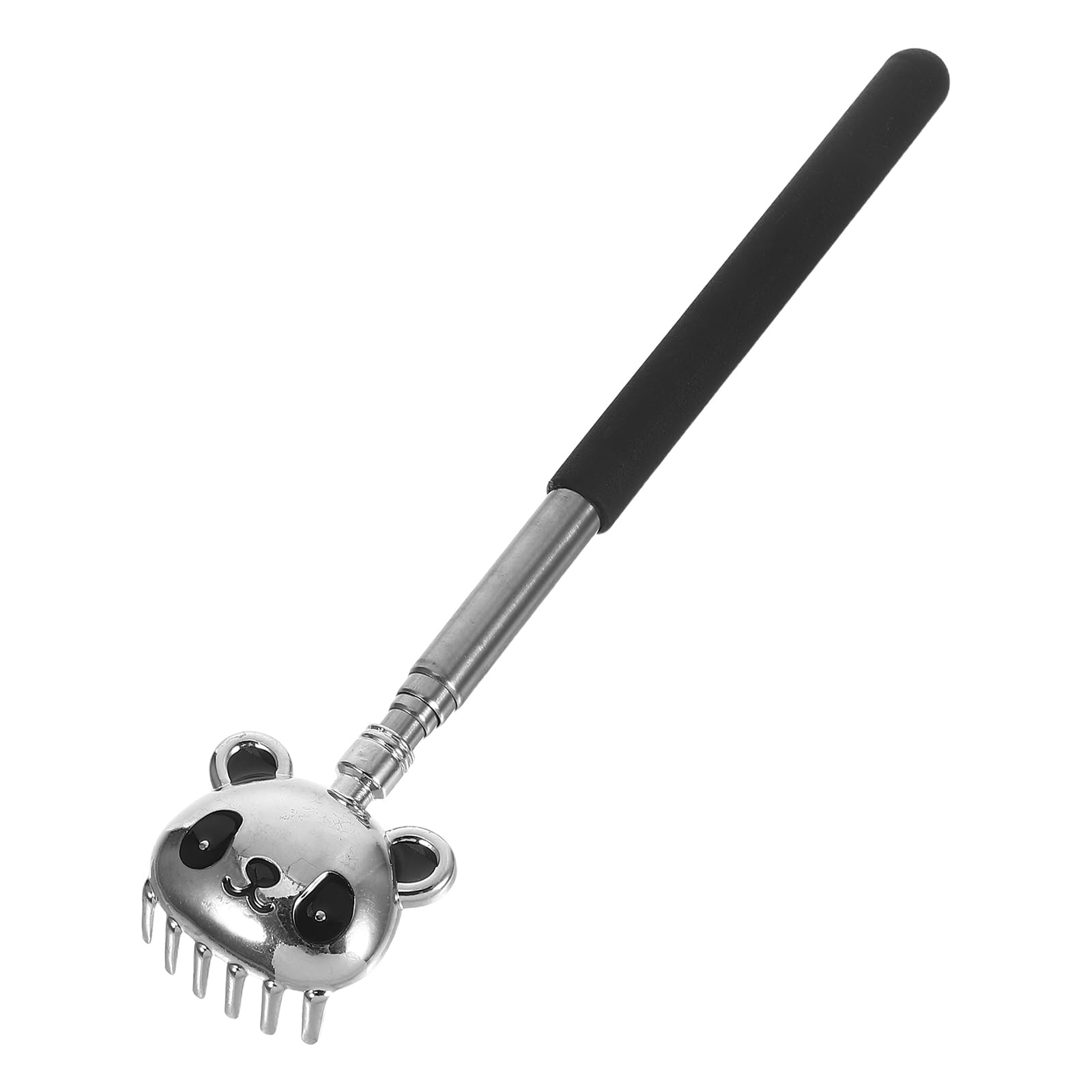 VALICLUD Extendable Panda Back Scratcher and Massager Tool Telescopic Stainless Steel Itch Relief for Kids and Elderly Portable