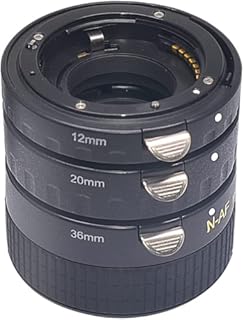 Mcoplus N-P (Plastic Material) Auto Focus Macro Extension Tube Set for Nikon DSLR Cameras D7200 D7100 D5600 D5300 D5200 D5100 D3400 D3300 D3200 D3100 D750 D90 D80 etc