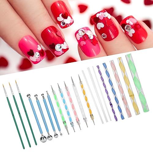 Socobeta Ferramentas de pontilhamento para pintura de mandalas, 20 x 15 x 15 cm, 20 peças, ferrament