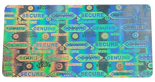 Image of LEPAH Hologram Sticker Secure Genuine, 180 Pcs, 25mmx50mm | VOID Tamper Evident