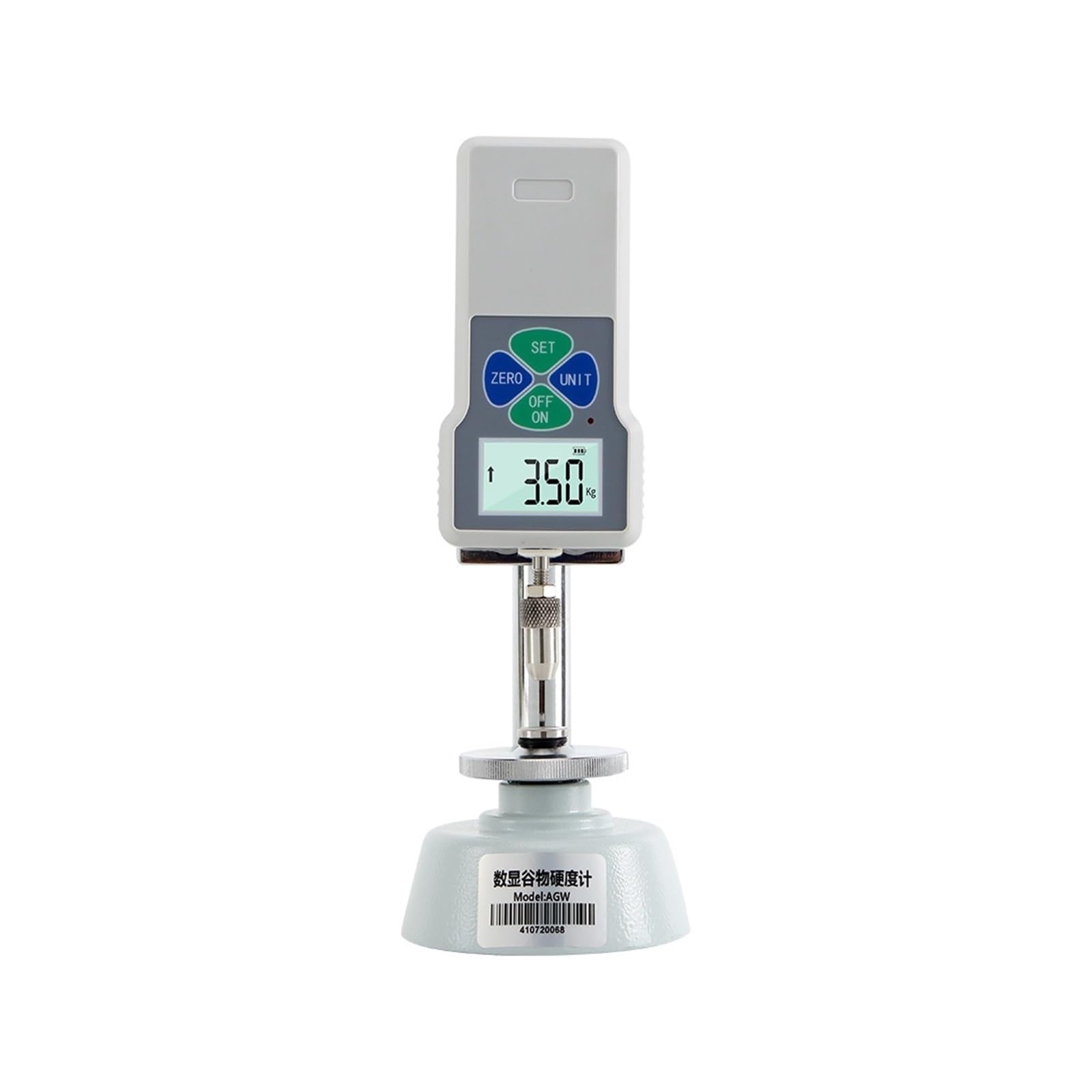 Mthckxjbsuz One Color Hardness Tester, Digital Advanced Grain Hardness Tester Sclerometer Durometer Machine Corn Wheat Coffee Rice Feed Ect On Site Hand Measured Kg N