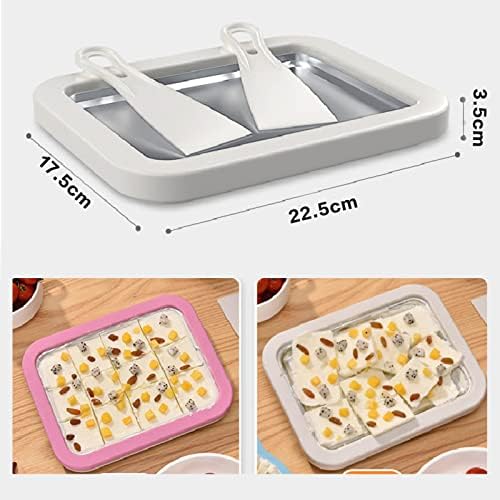 Miniatura 3 de Plato con 2 s Hielo Rodado Casero, Sorbete, Hielo Casero (Blanco)