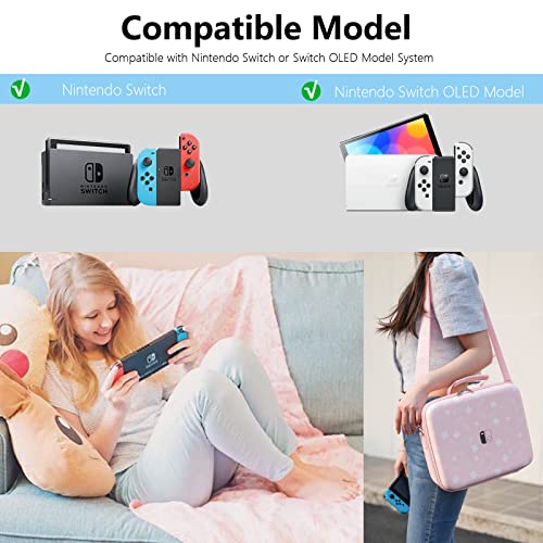 Flyekist NINTENDO SWITCH / SWITCH OLED Portable Hard Shell Nintendo Switch Case Compatible thumb #3