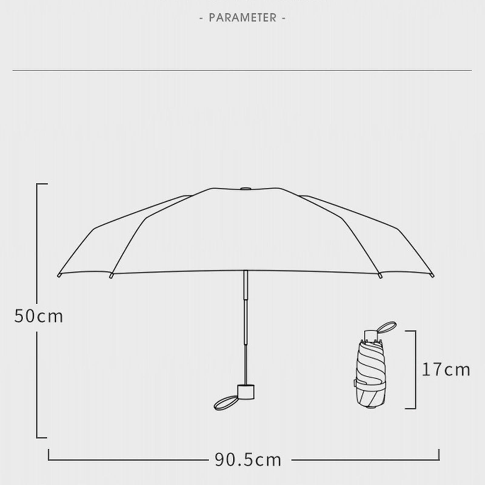 Parasol mini parasol 6 żeber luksusowy damski Regener-d