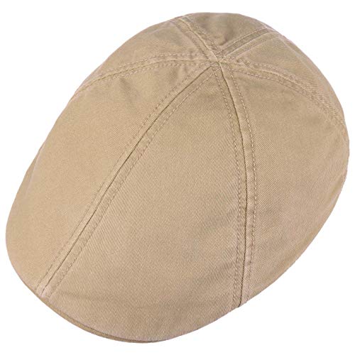 Stetson Texas Sun Protection Flat Cap Men Beige 7 1/2-7 5/8 #TOP1