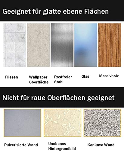 Aoixbcuroc - Ganci adesivi, fissaggio senza viti