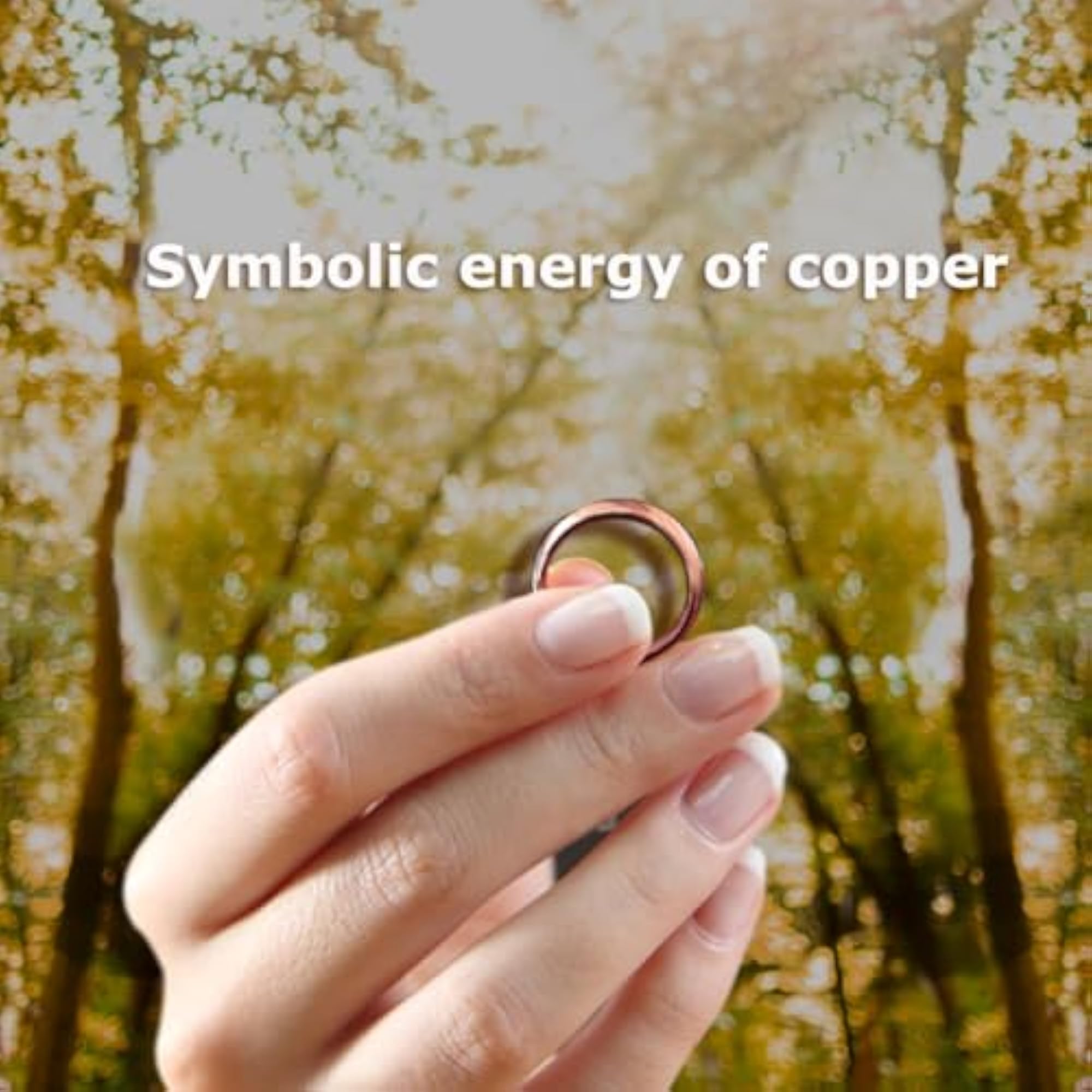 99% Uncoated Solid Copper Ring Band for Men and Women