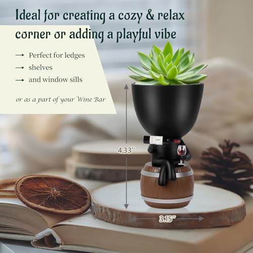Fun Wine Lover Planter at 30% Off – Perfect Gift - Image 4