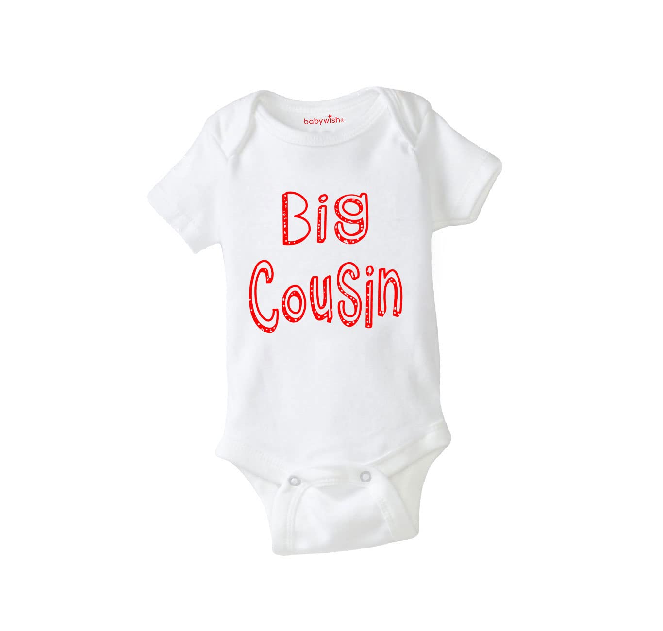 baby wishFamily Birthday Baby Bodysuits Newborn Romper Half Sleeve Envelope Neck Cute Outfit BIG COUSIN
