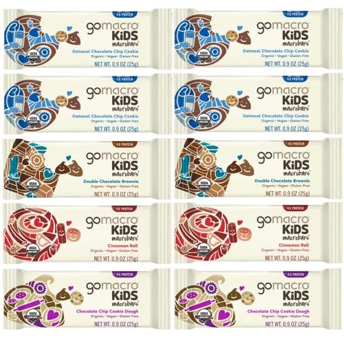 GoMacro Kids MacroBar Organic Vegan Snack Bars 24 Pack