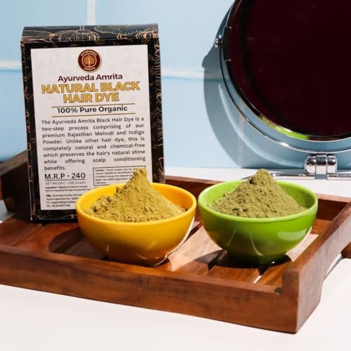 Tinte Natural Para Cabello Negro Mehndi + Indigo 100 g miniatura 2