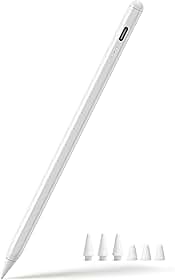 Caneta Stylus para iPad 2018-2026, lápis ativo de carga rápida 3X para iPad A16 10ª/9ª/8ª/7ª/6ª geração, iPad Air 11/13 M2/M3/5/4/3, Pro 11/12.9/13 M4, Mini 5/6/A17 Pro, com rejeição da palma e