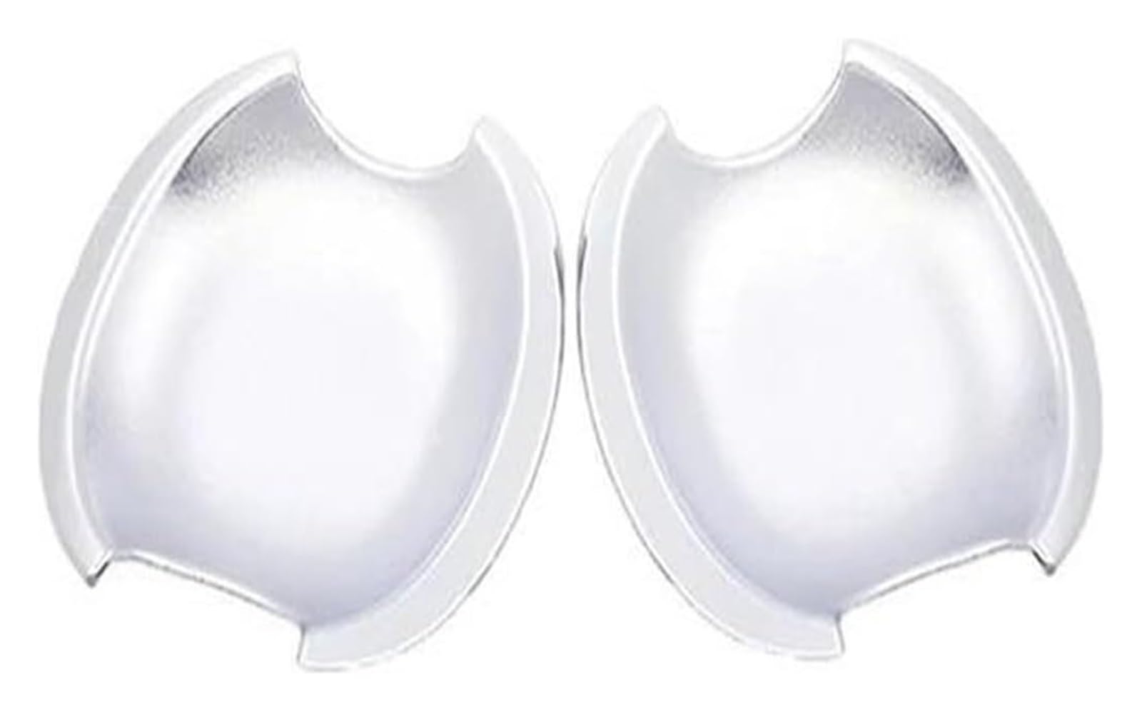 Qwqthgs Chrome 2 Bowl Car Exterior Door Handle Cap For Nissan For Juke F15 For Esq Car Exterior Sticker Door Handle Cover 2010-2019(Chrome 2 Bowl)