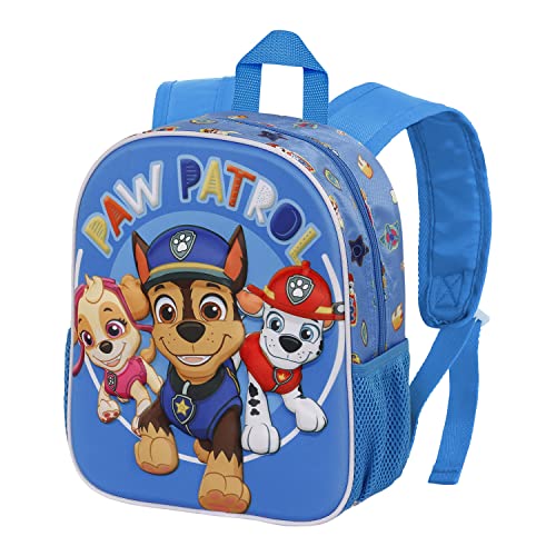 Paw Patrol La Patrulla Canina Come!, Mochila 3D Pequeña, Multicolor