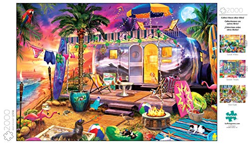 Buffalo Games - Beach Holiday - 2000 Piece Jigsaw Puzzle #TOP4